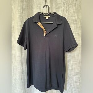 Men’s Navy Burberry Polo